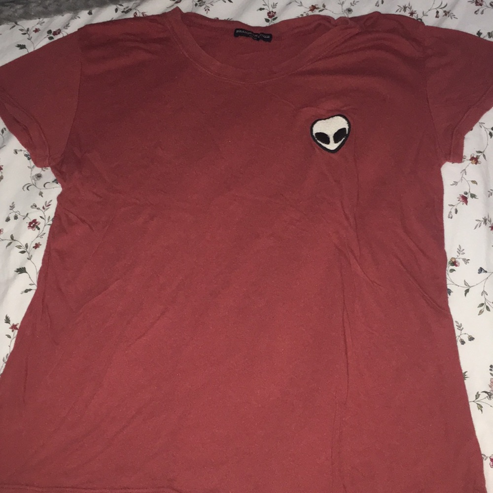 Brandy Melville Embroidered Tee